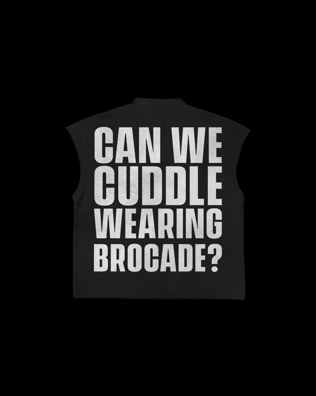 CURL UP TEE (BLACK)