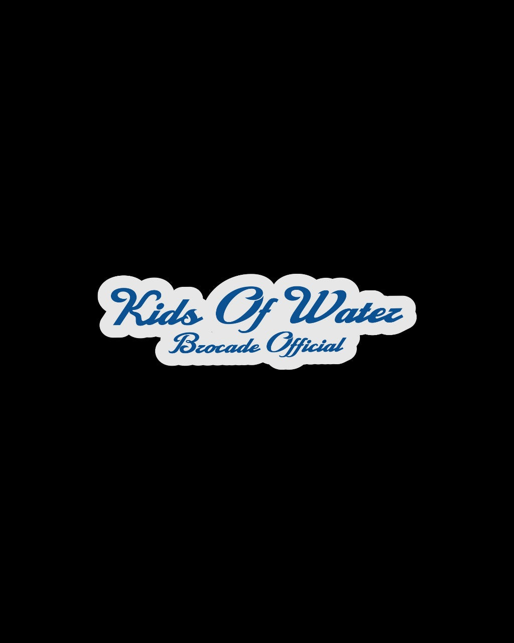 BROCADE KIDS OF WATER STICKER
