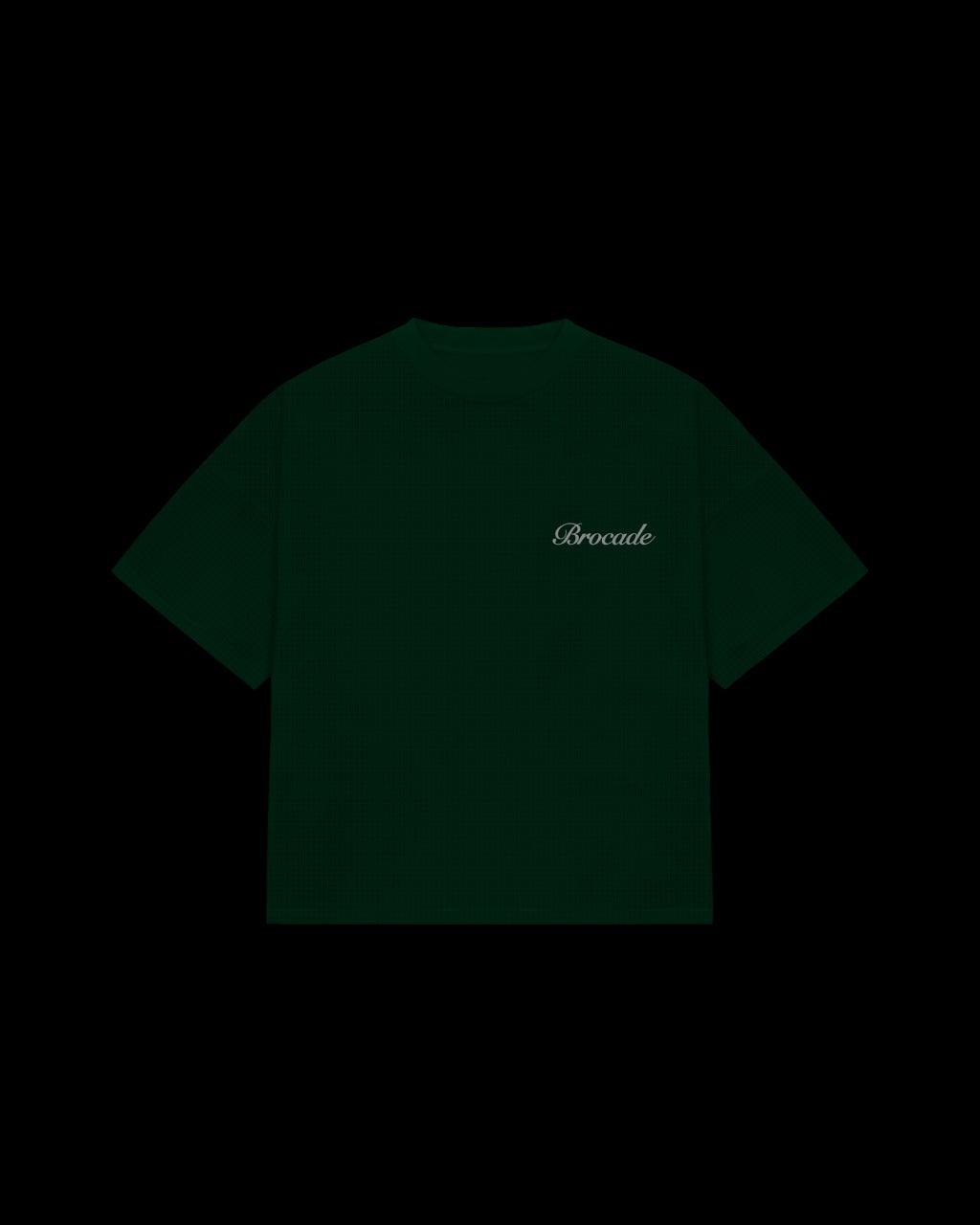 WAFFLE BASIC TEE (GREEN)