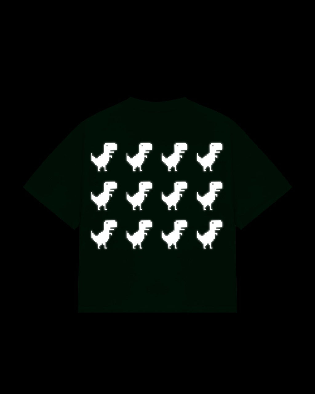 GREEN DINO REFLECTIVE TEE