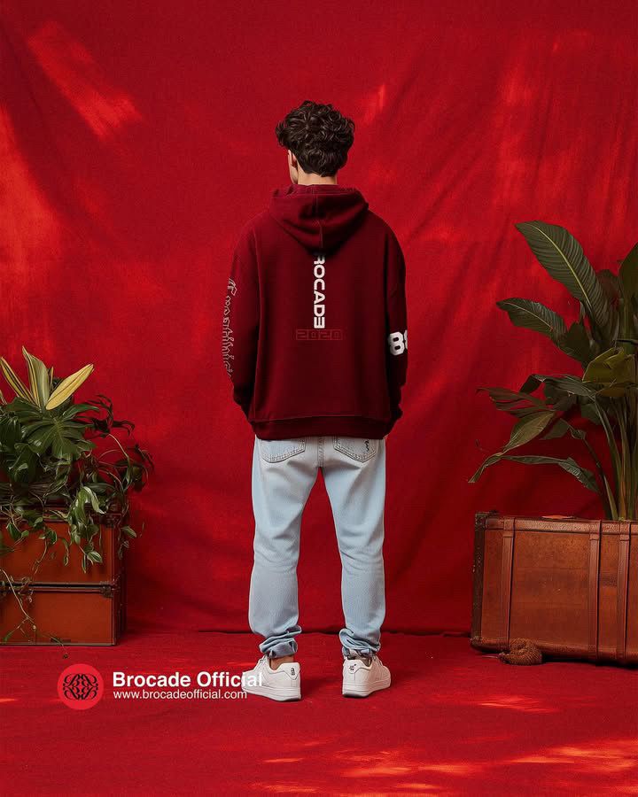 SKYBOLT MAROON HOODIE