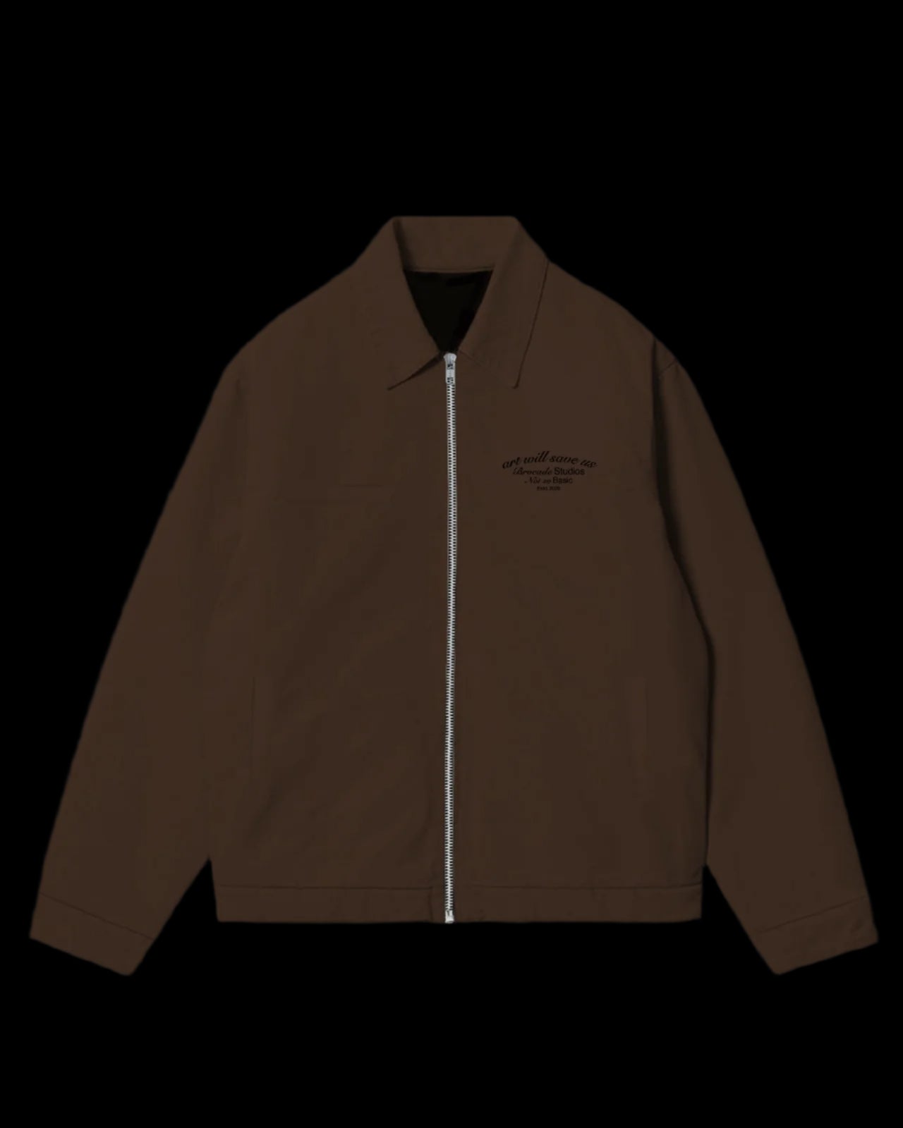 BROWN CORE TWILL JACKET