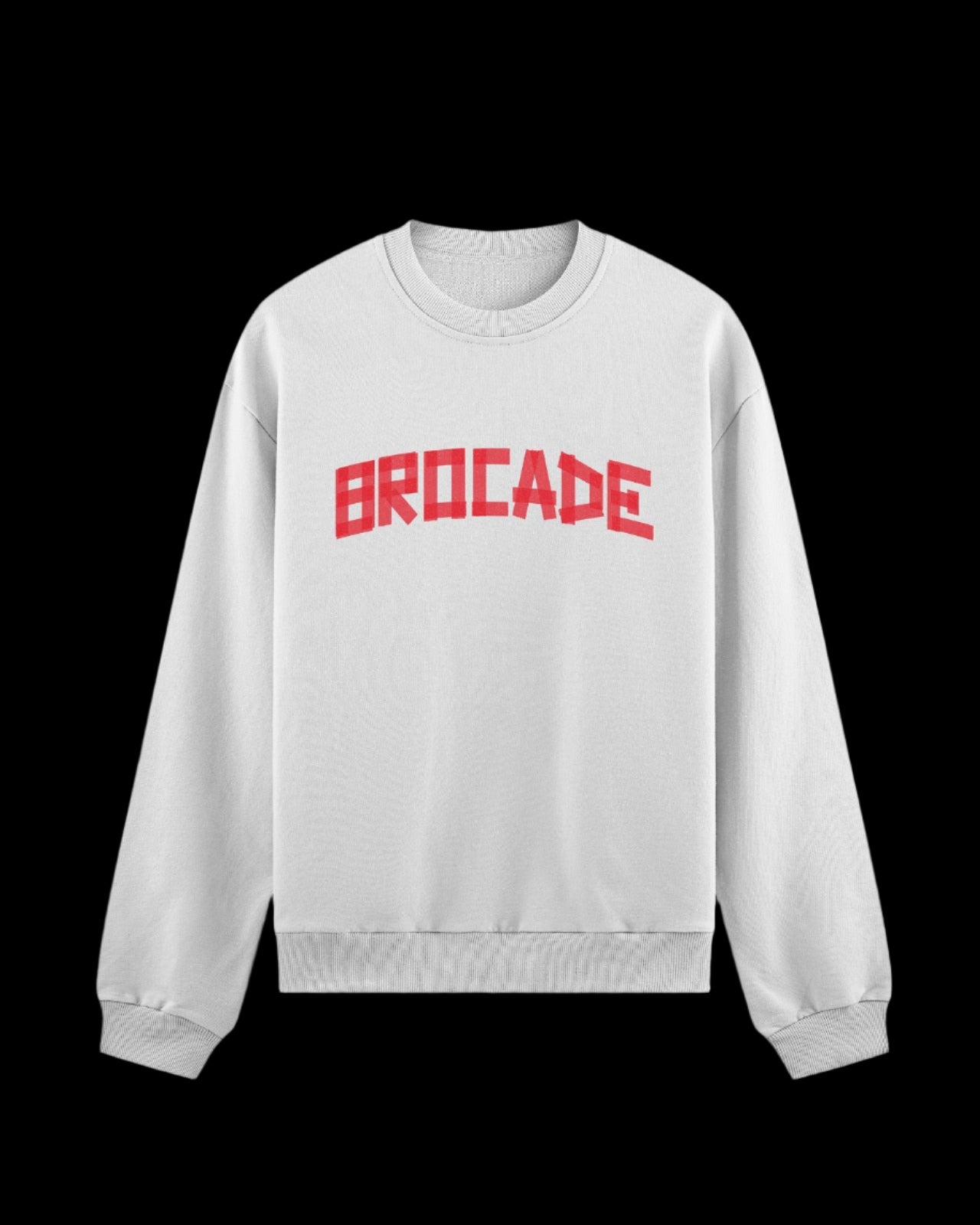 BROCADE TAPE SWEATSHIRT (WHITE)