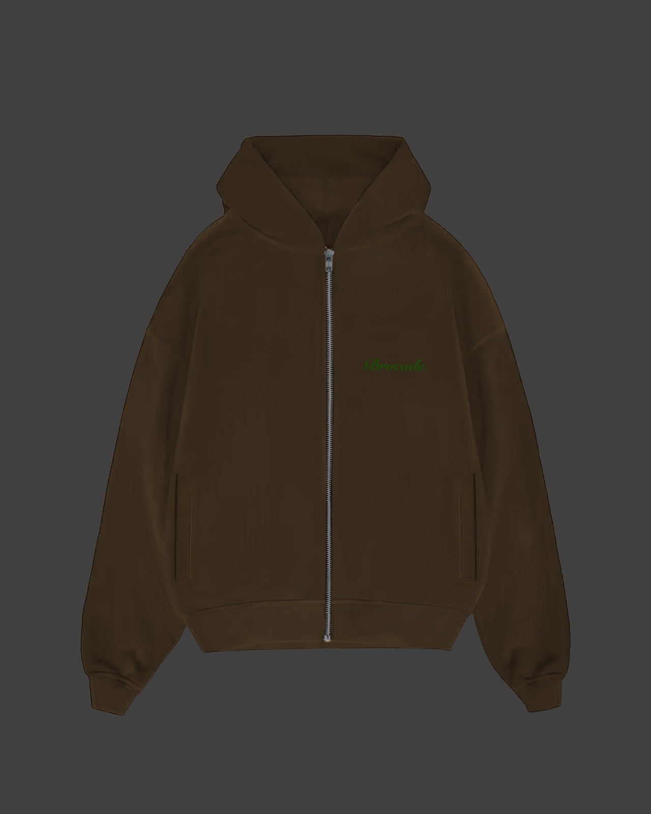 NOT SO BASIC ZIPUP BROWN