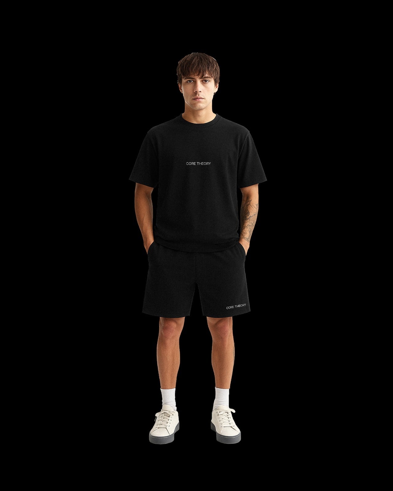 CORE THEORY BLACK  BASIC TEE