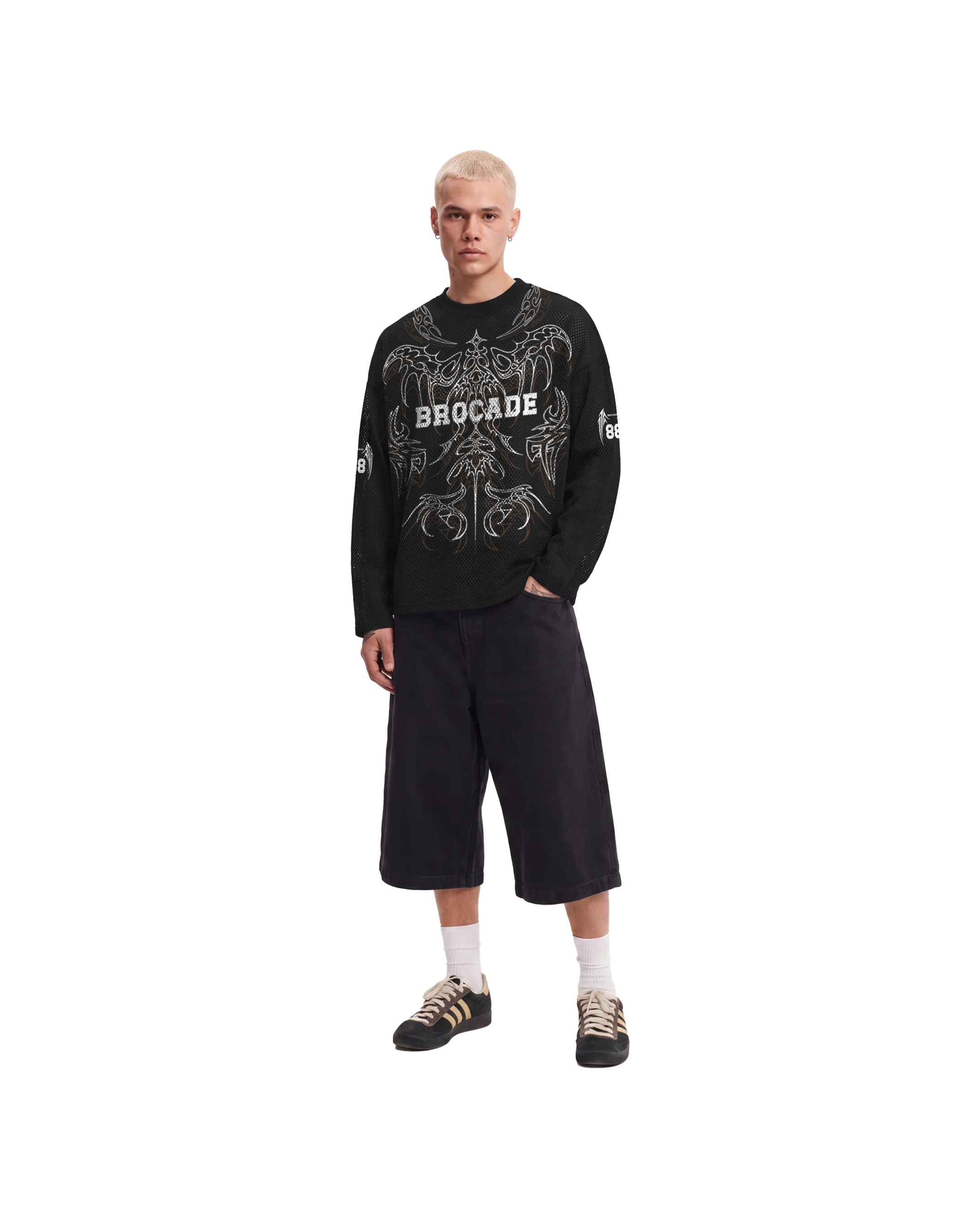 Y2K RACER JERSEY WHITE