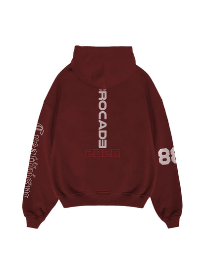 SKYBOLT MAROON HOODIE