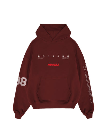 SKYBOLT MAROON HOODIE