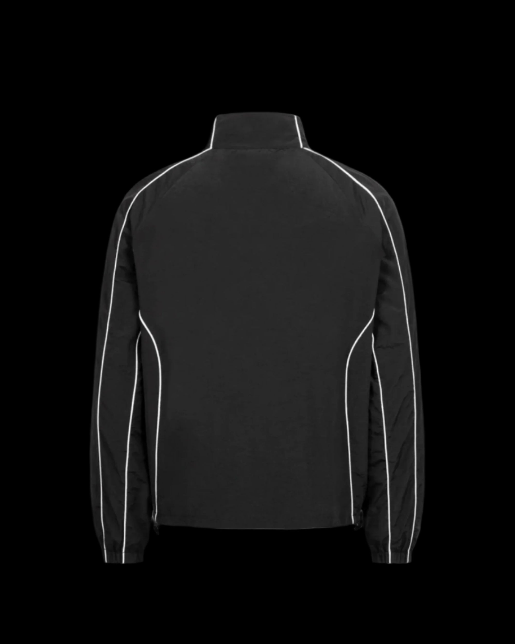 TRICOLOR PIPED ELEGANCE JACKET BLACK
