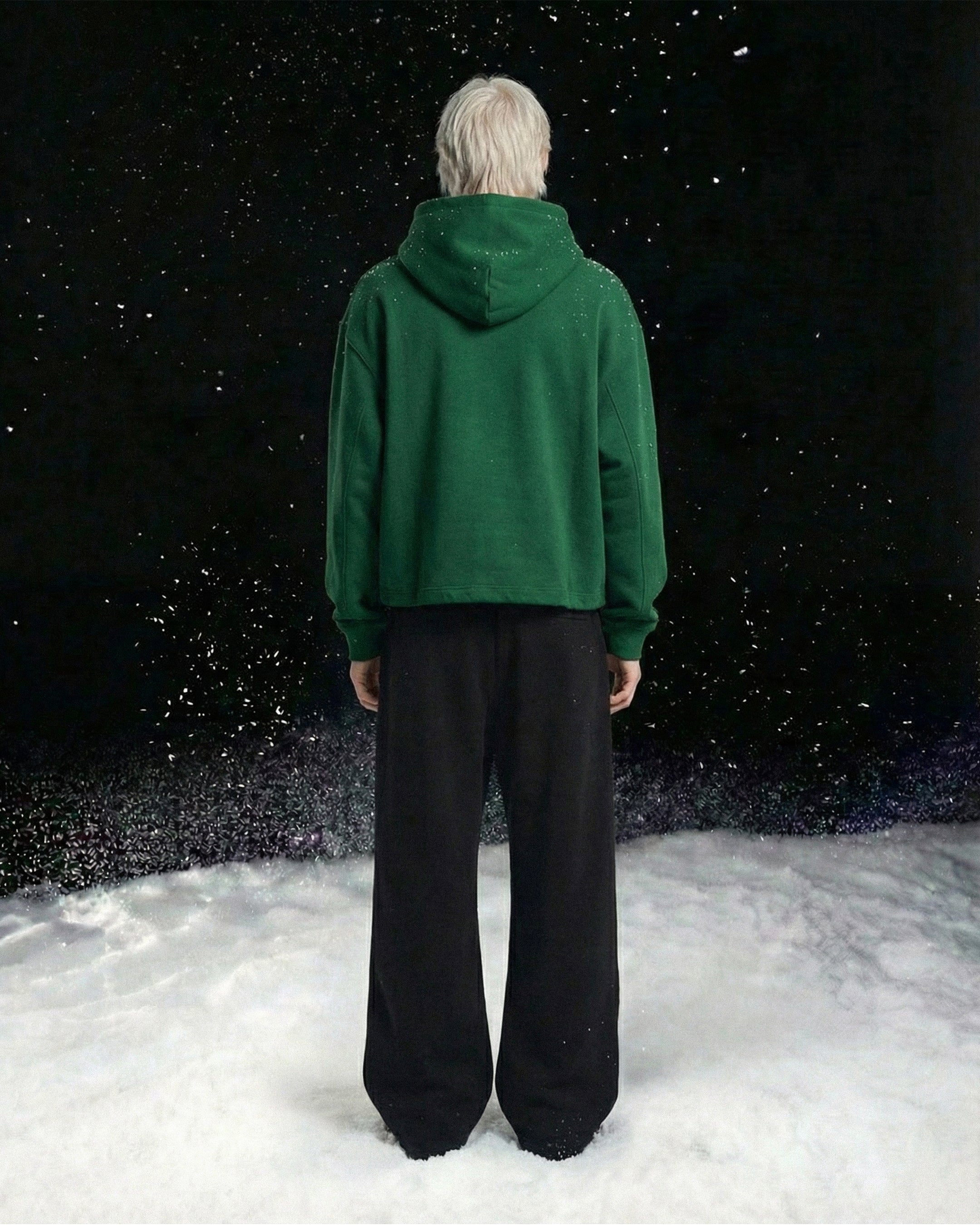 Velvet brocade pullover