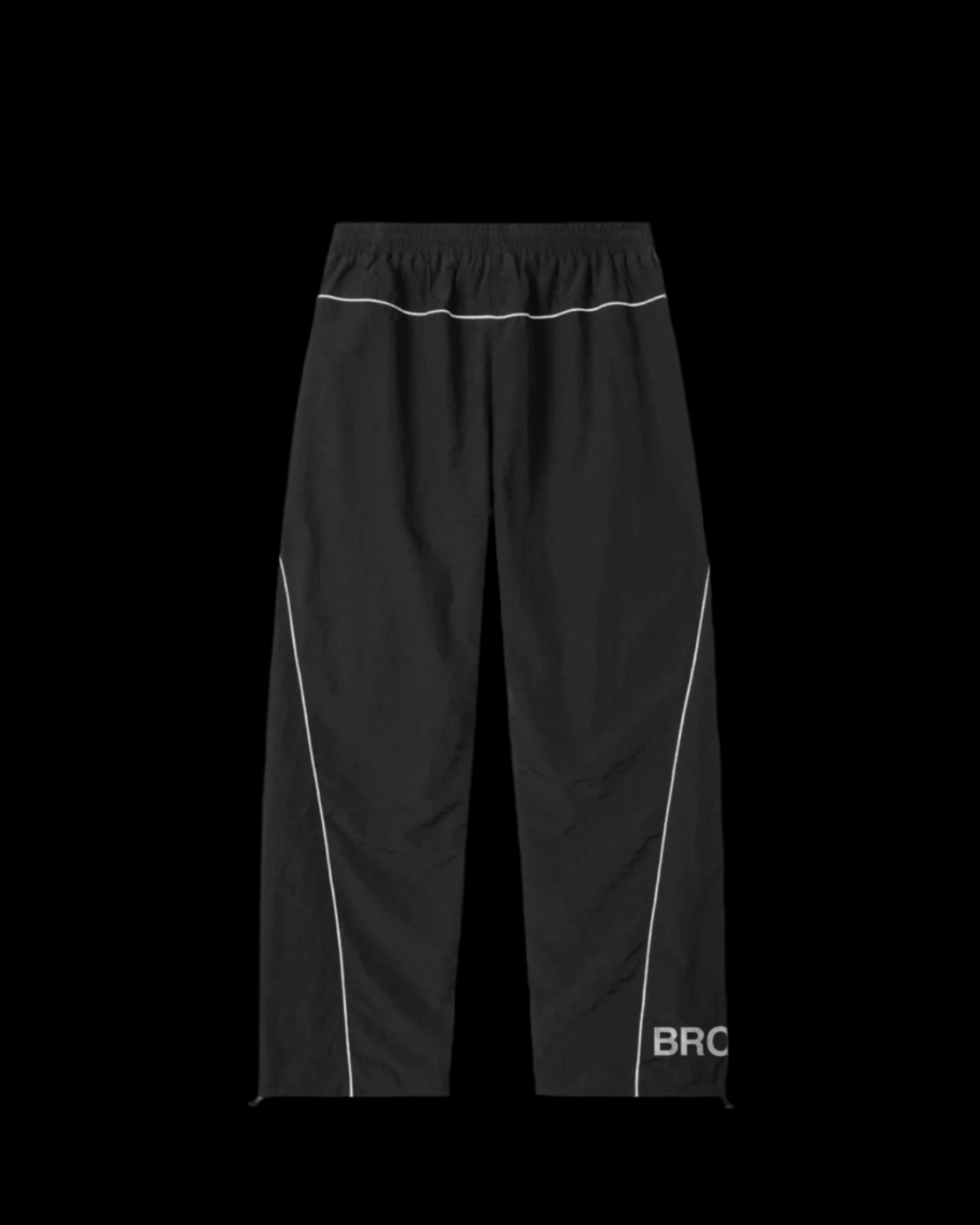 TRICOLOR PIPED ELEGANCE TROUSER BLACK