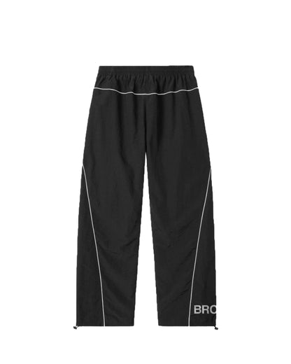 TRICOLOR PIPED ELEGANCE TROUSER BLACK