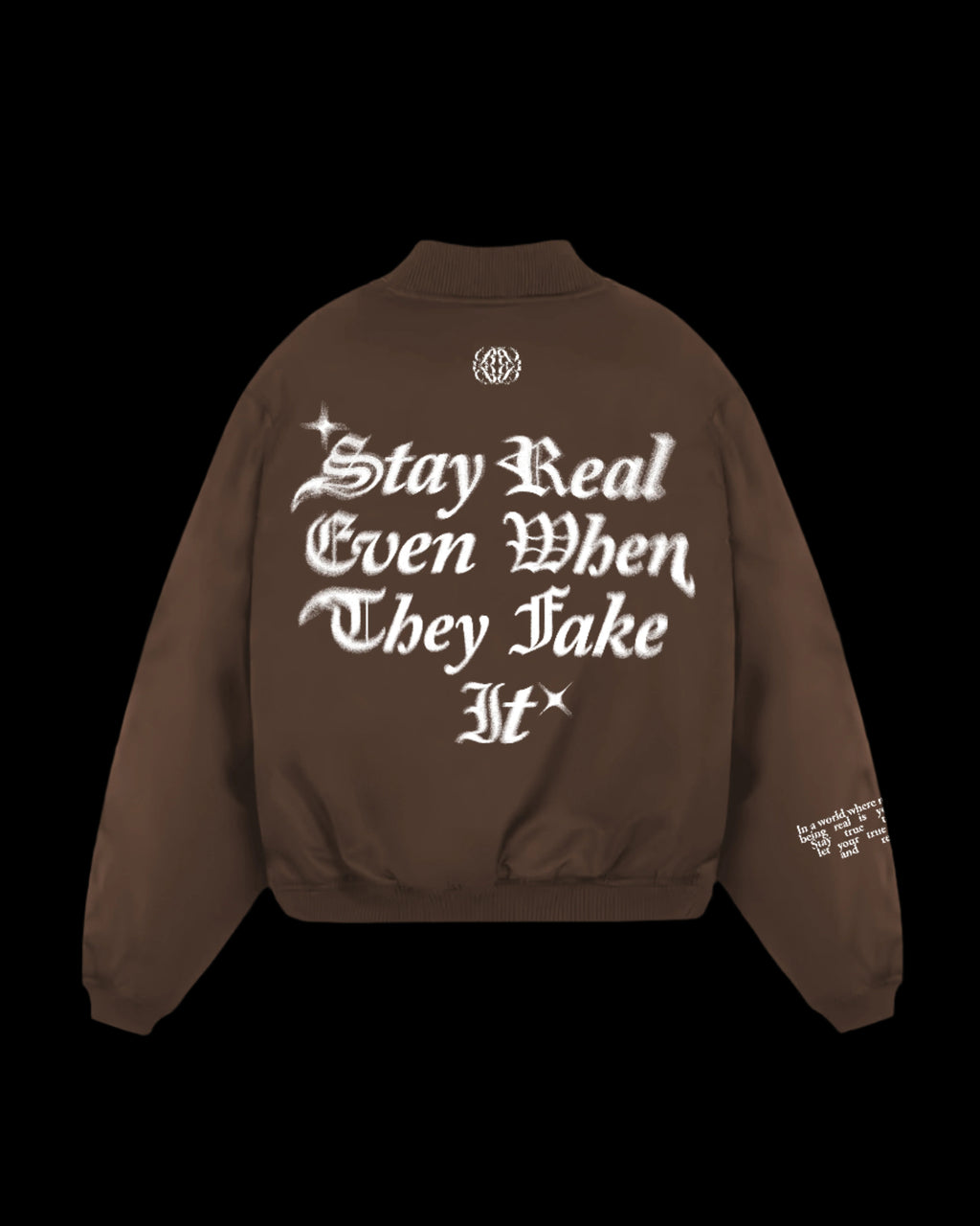 STAY REAL BOMBER