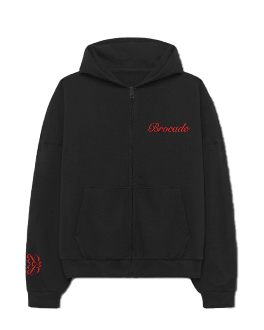 CORDUROY BLACK ZIP UP JACKET
