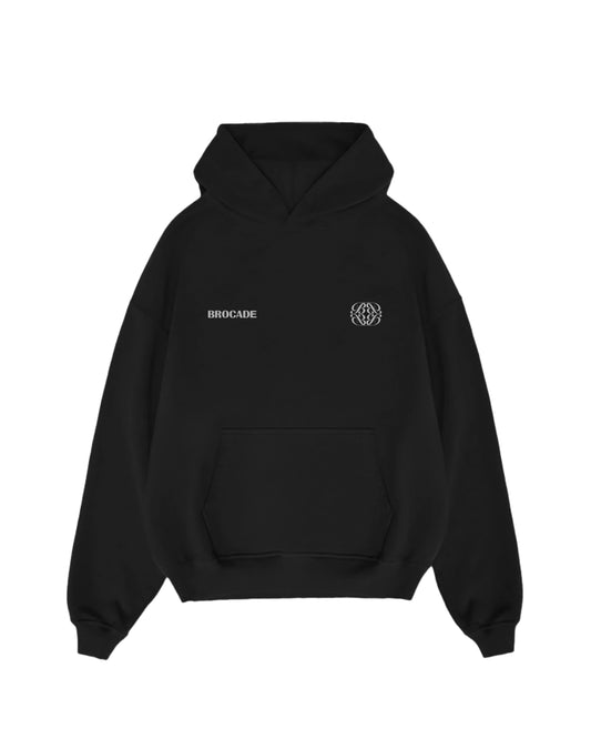 BLACK BASIC HOODIE