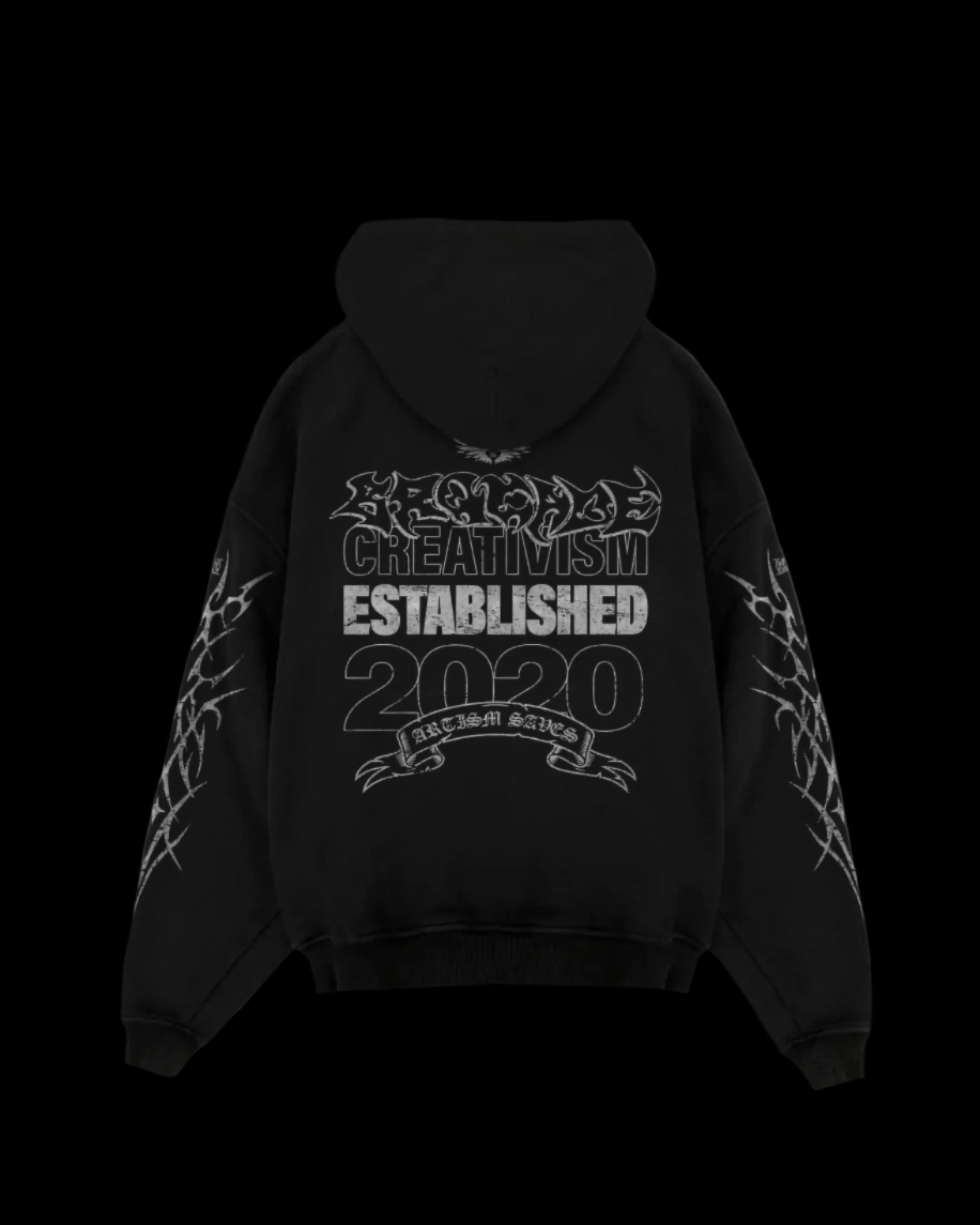CREATIVISM CHRONICLES BLACK HOODIE