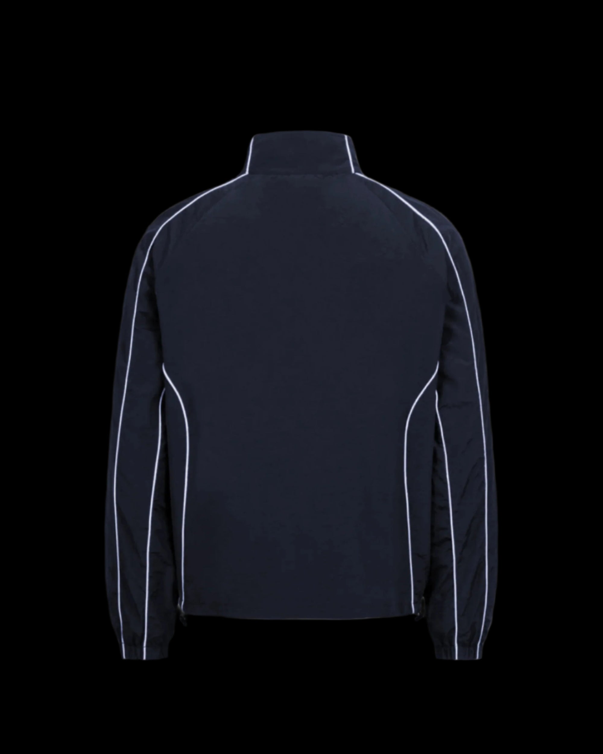 TRICOLOR PIPED ELEGANCE JACKET BLUE