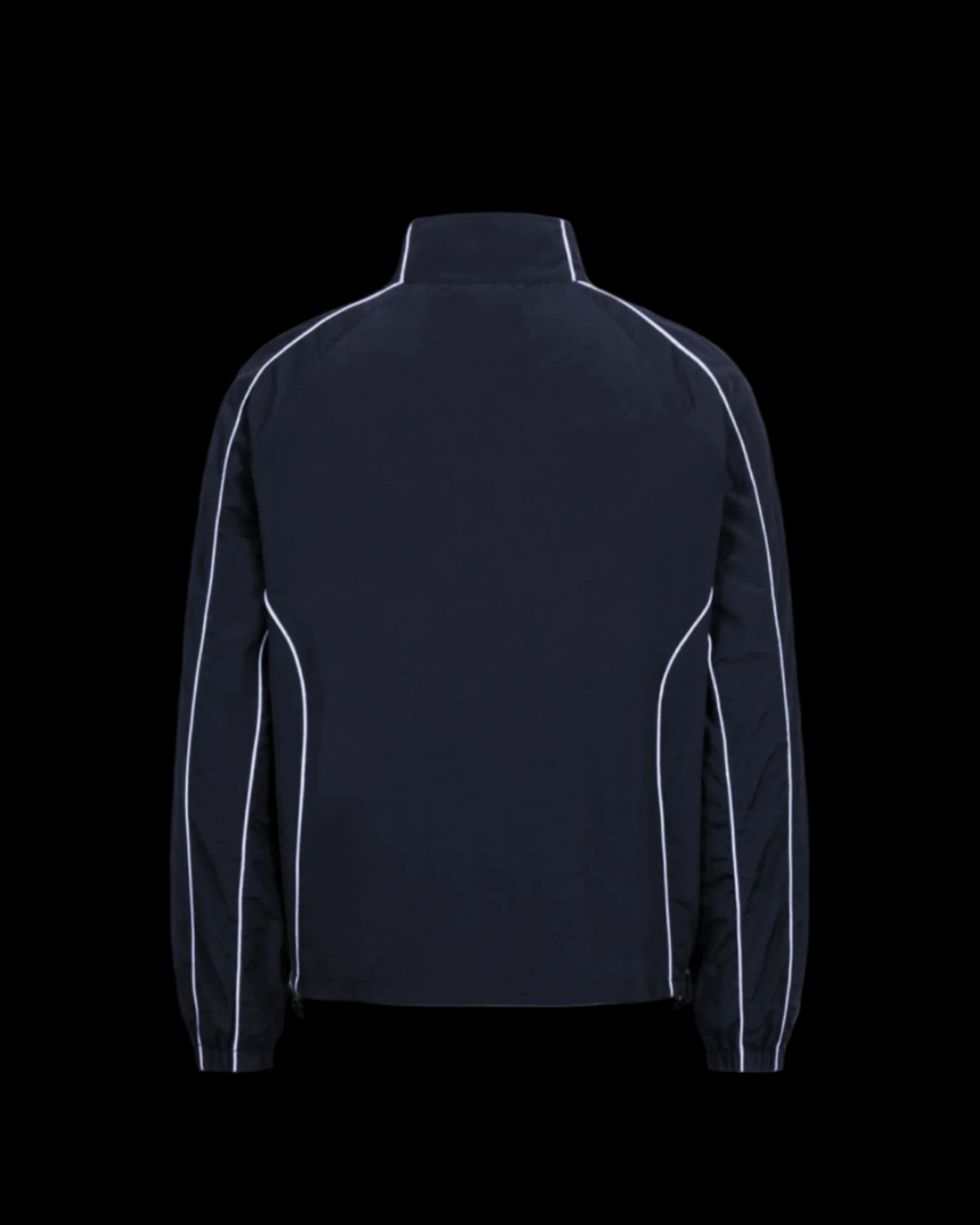 TRICOLOR PIPED ELEGANCE JACKET BLUE
