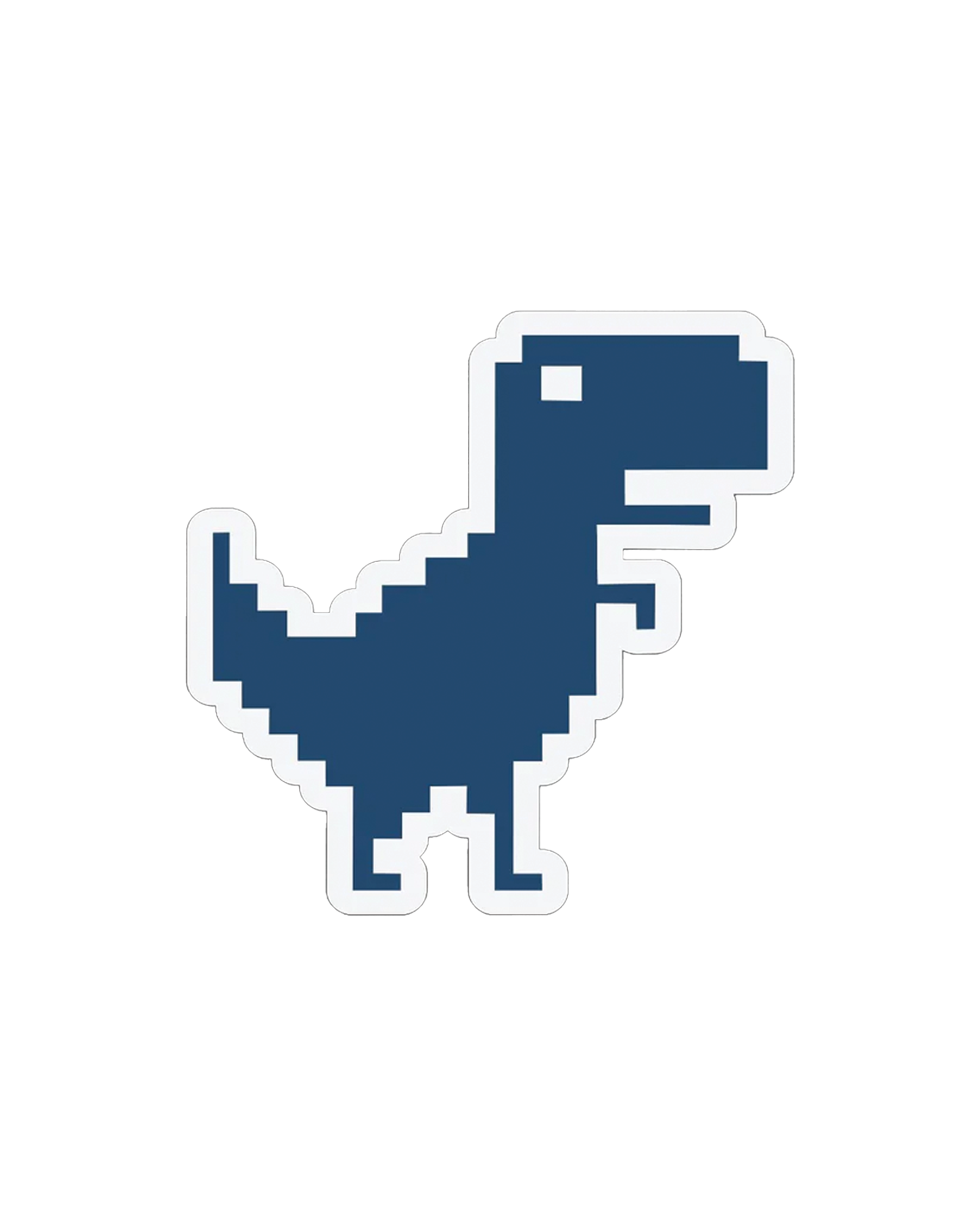 BLUE DINO STICKER
