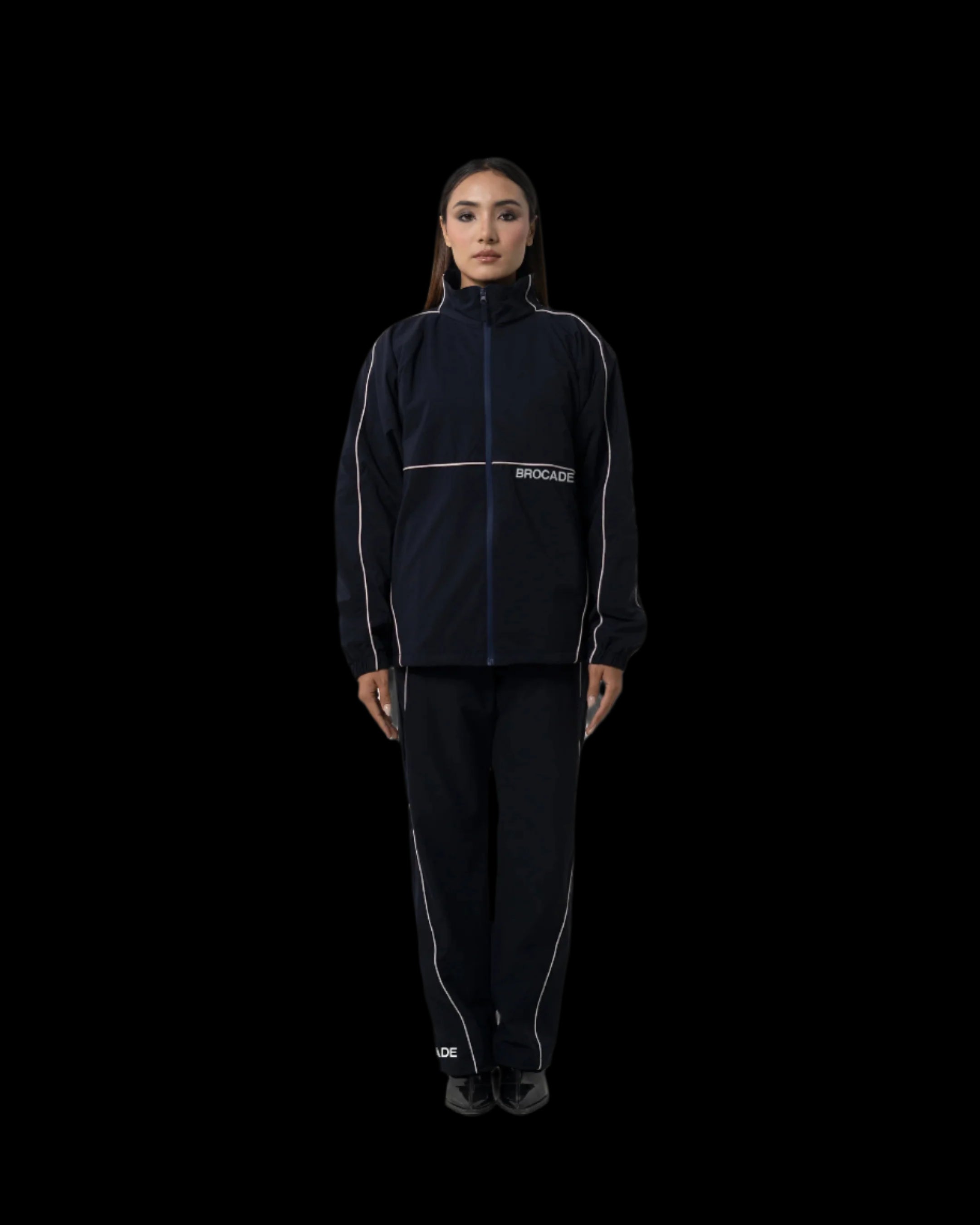 TRICOLOR PIPED ELEGANCE TROUSER BLUE