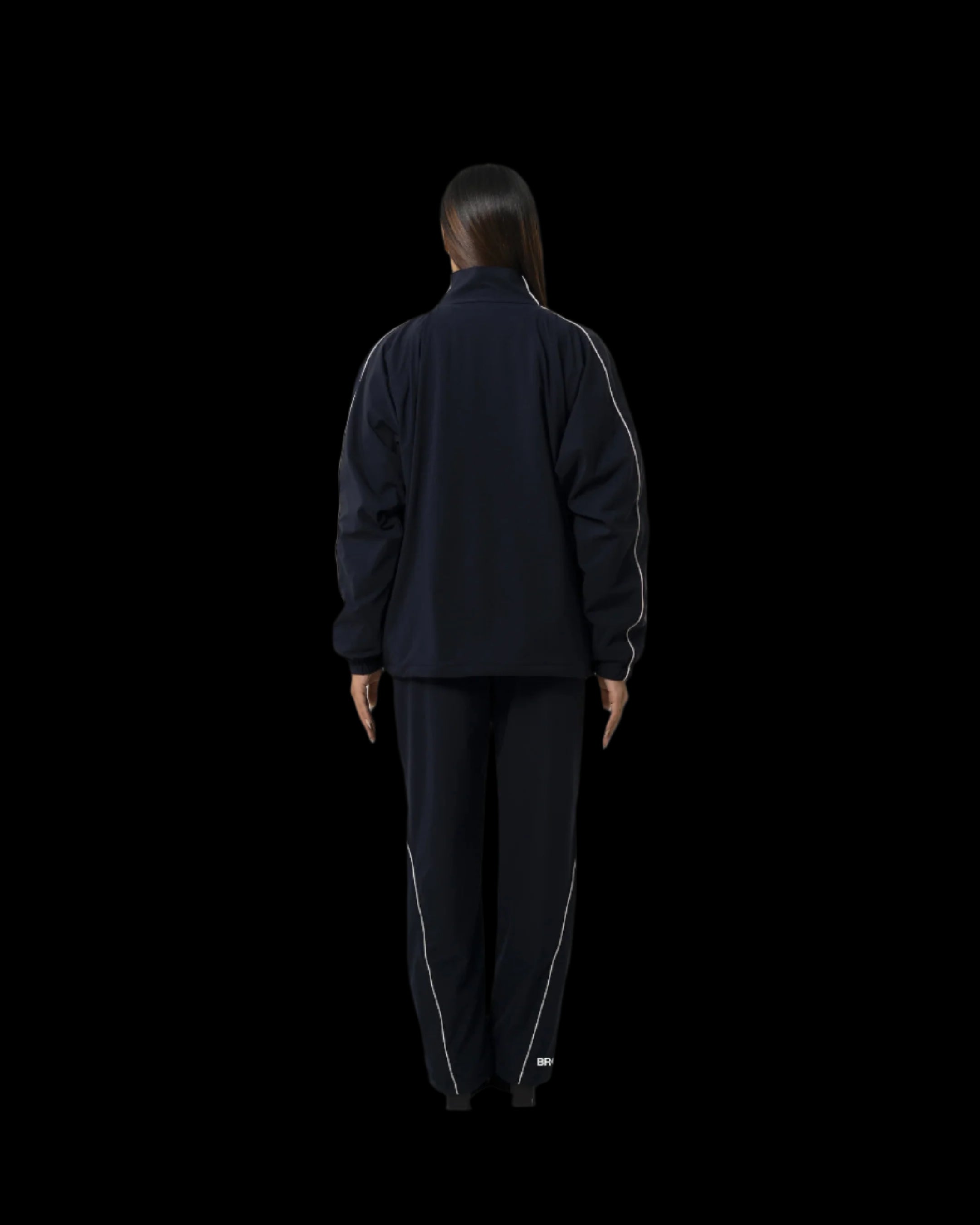 TRICOLOR PIPED ELEGANCE TROUSER BLUE