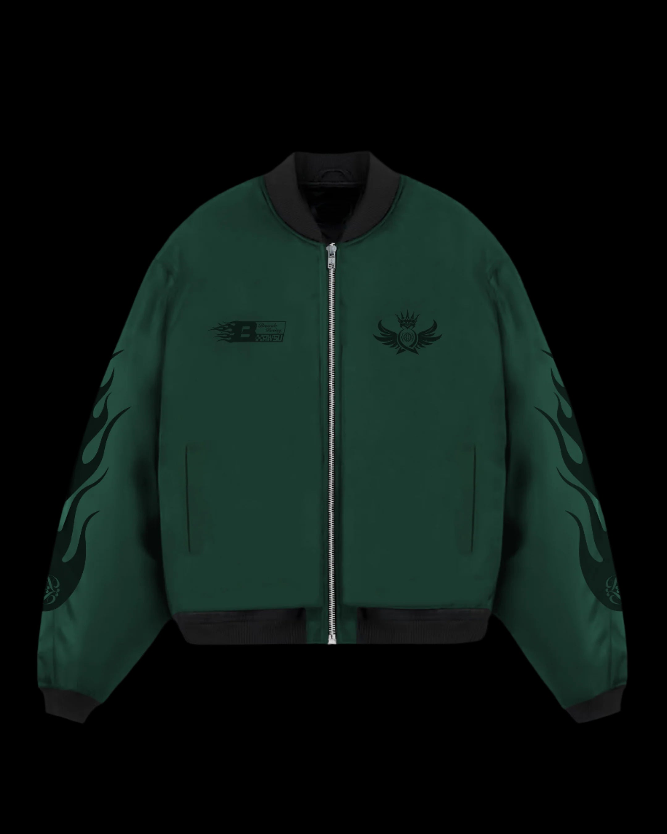 VELOCITY GREEN BOMBER VARSITY