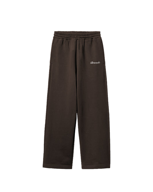 Brown Basic Trouser Front