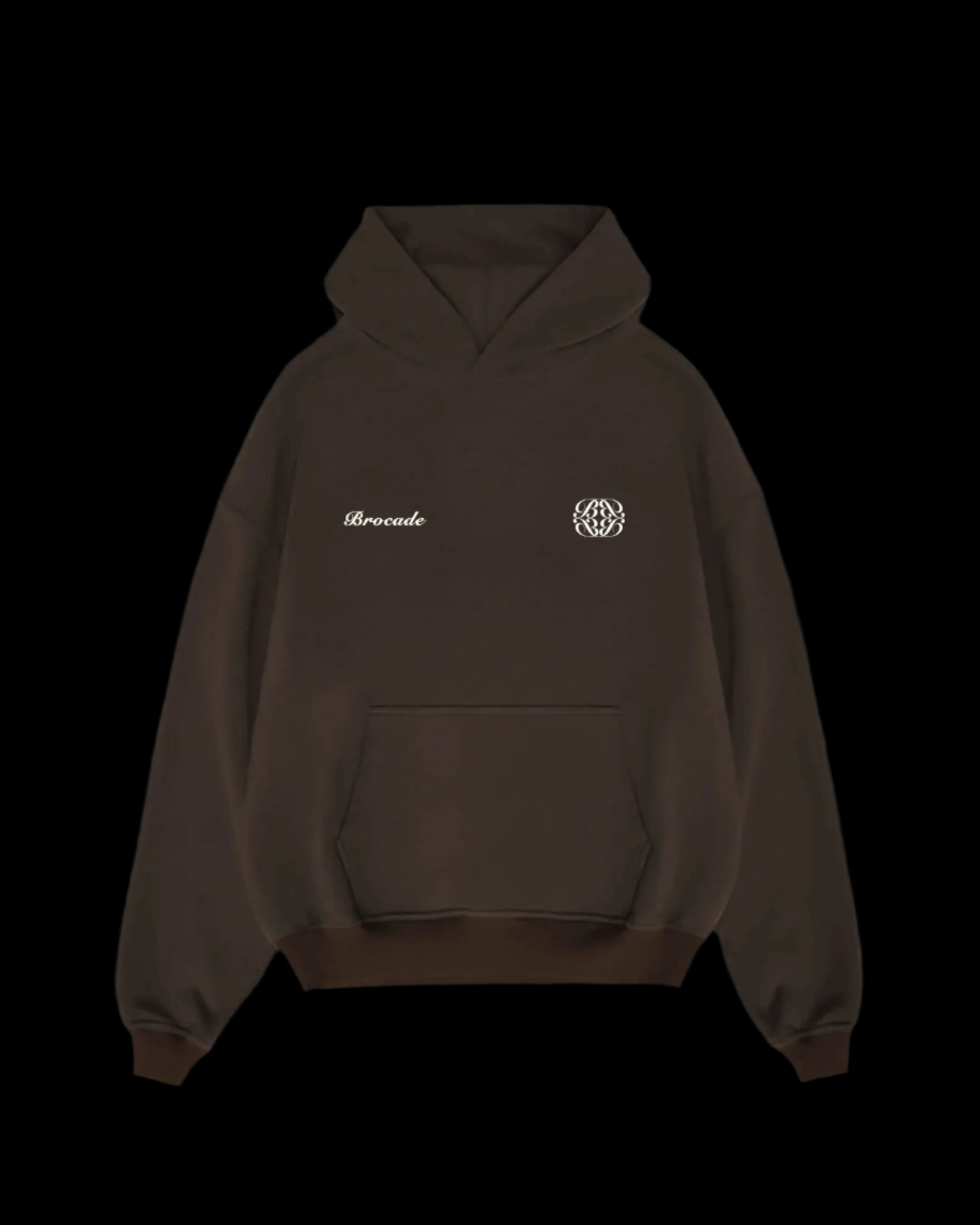 BROWN BASIC HOODIE