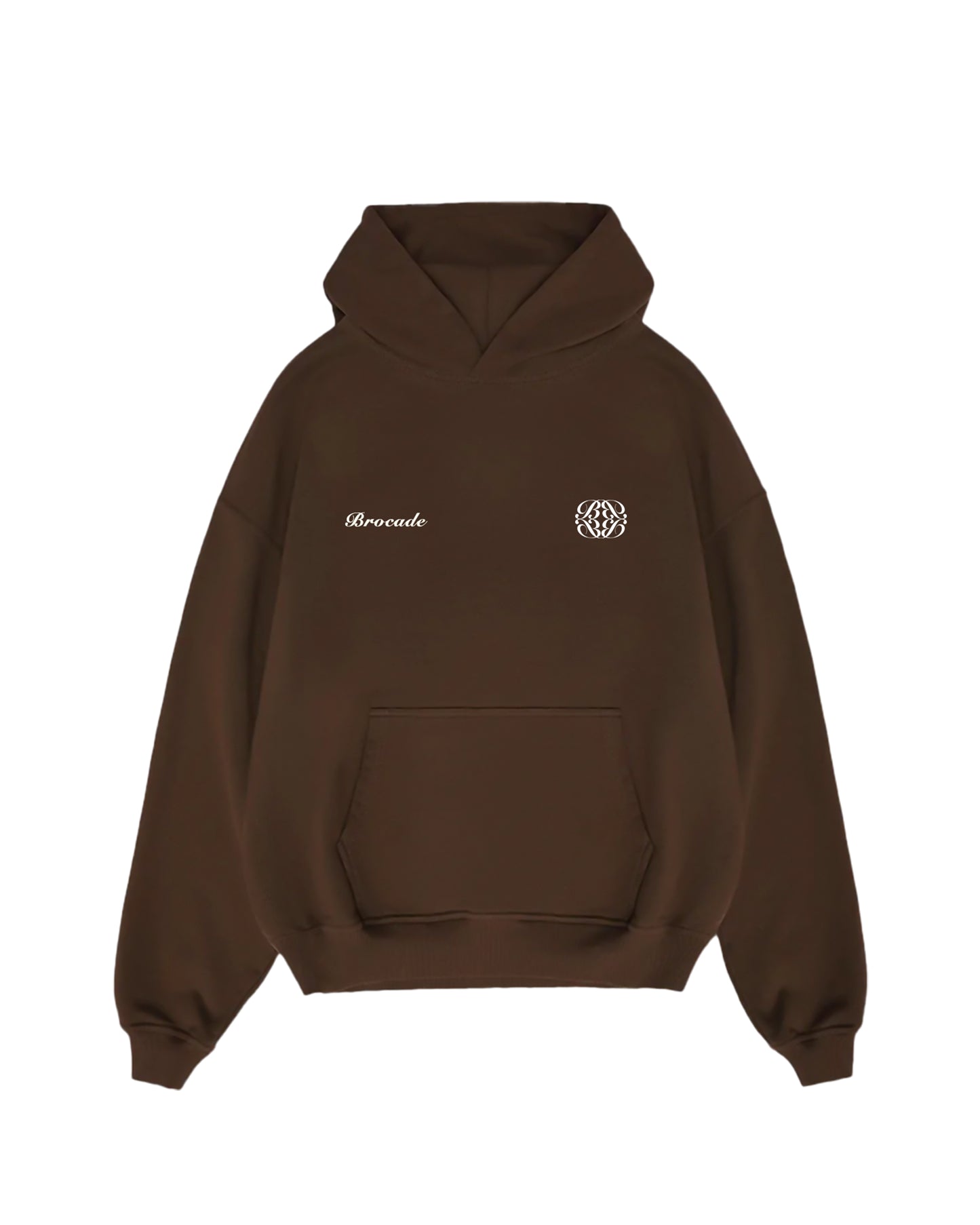 BROWN BASIC HOODIE