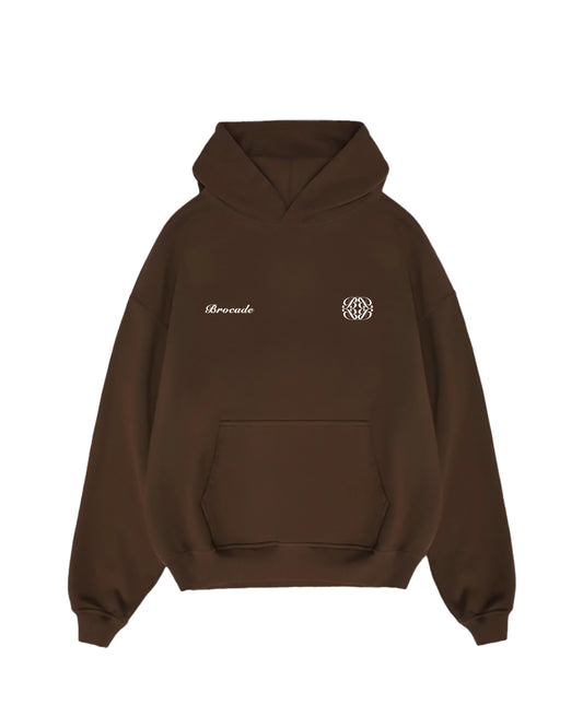 BROWN BASIC HOODIE