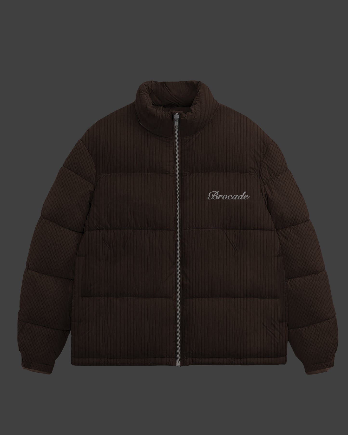 CORDUROY BROWN PUFFER