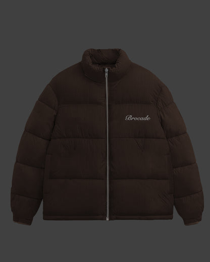 CORDUROY BROWN PUFFER