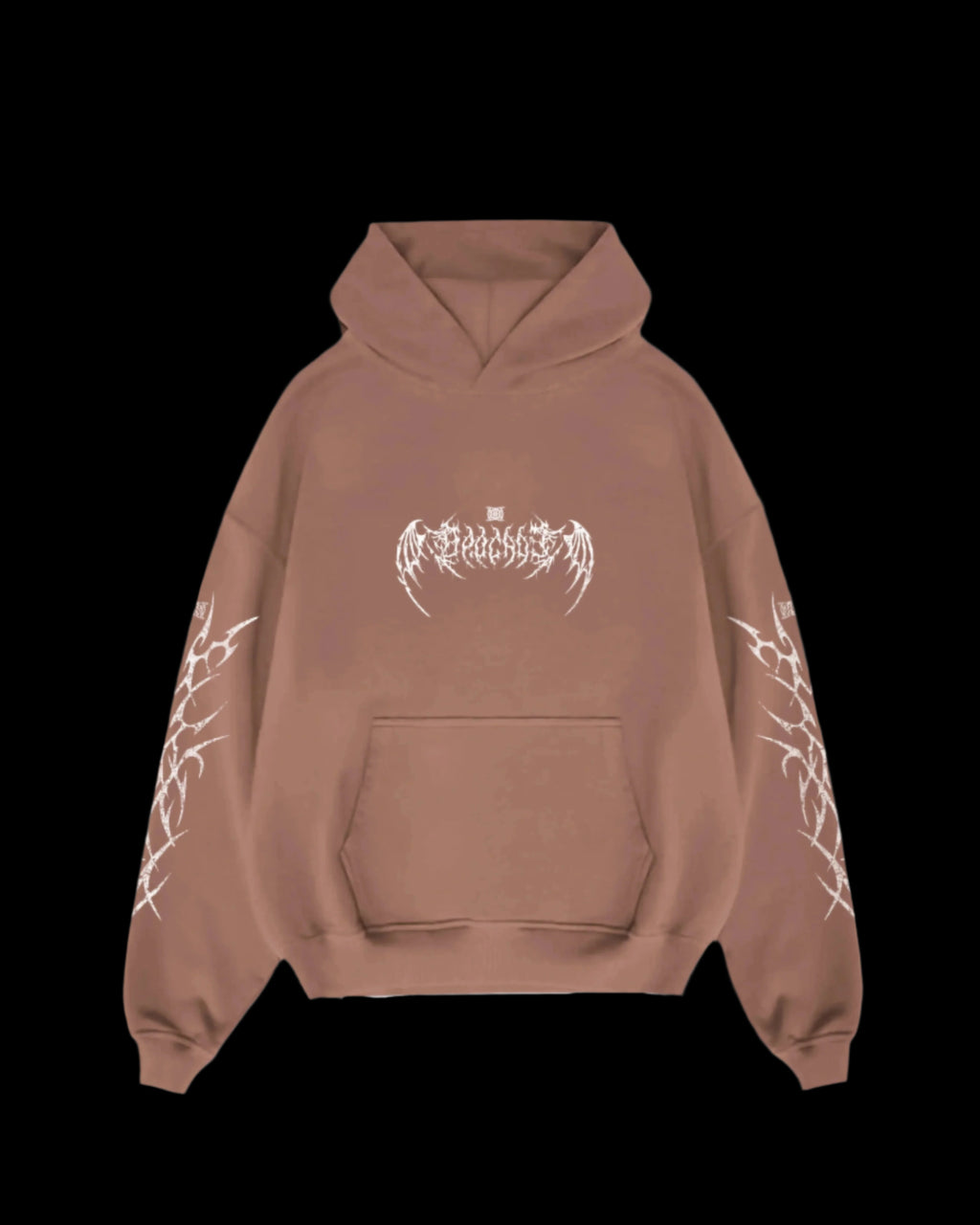 Brown Creativism Hoodie Front