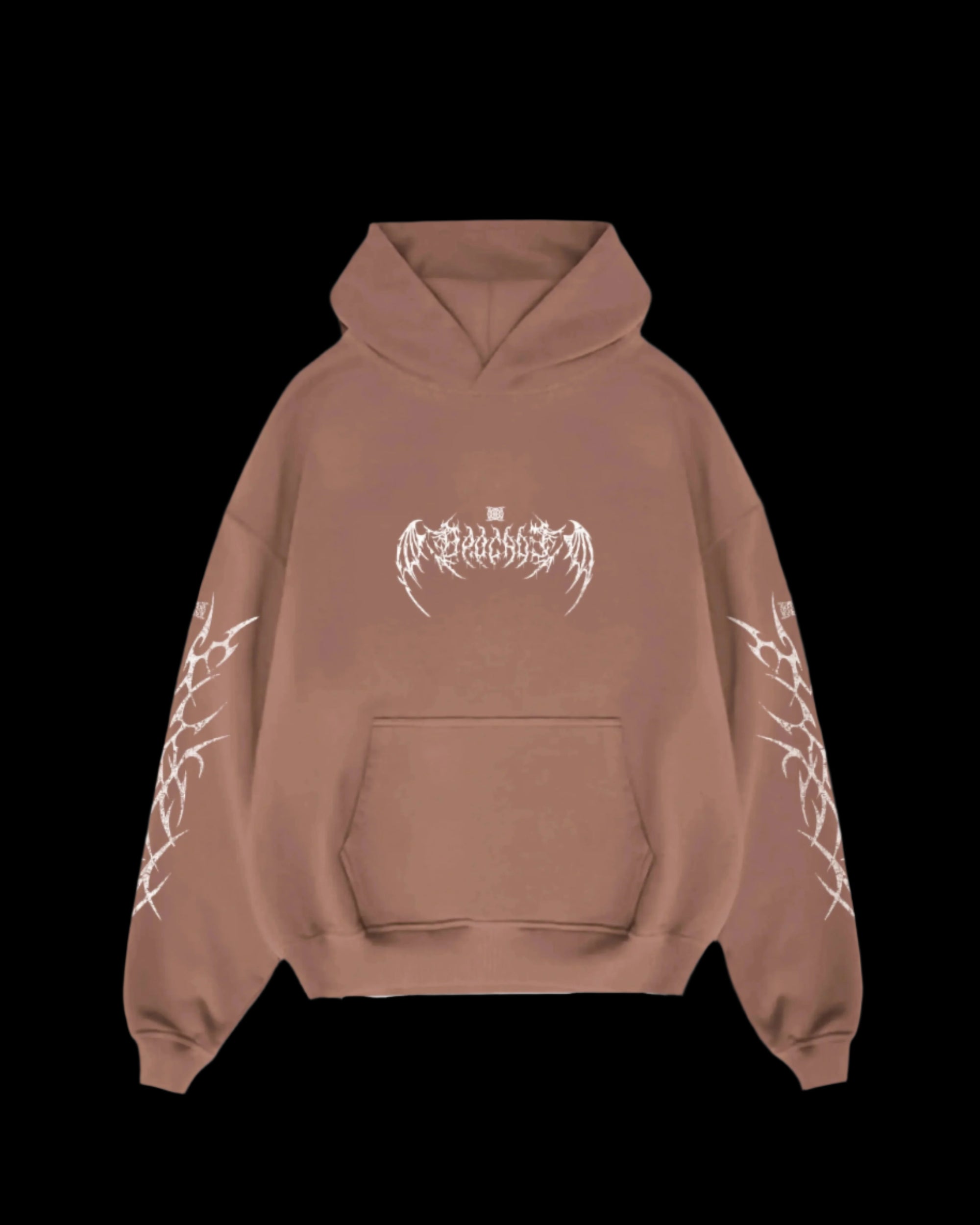 Brown Creativism Hoodie Front