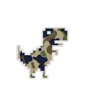 CAMO DINO STICKER