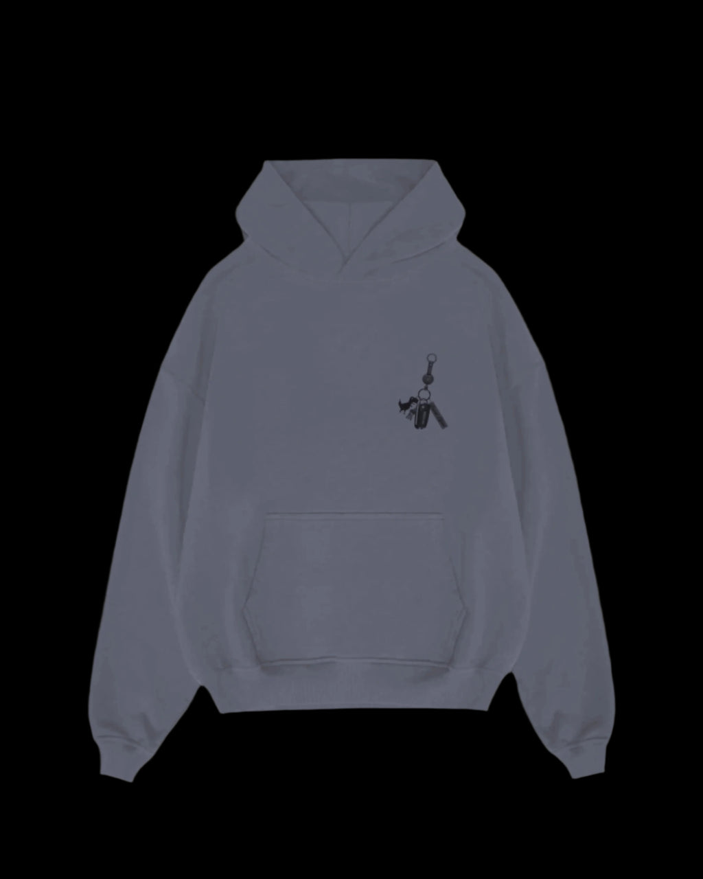 BLUE DINO KEY ESSENCE HOODIE