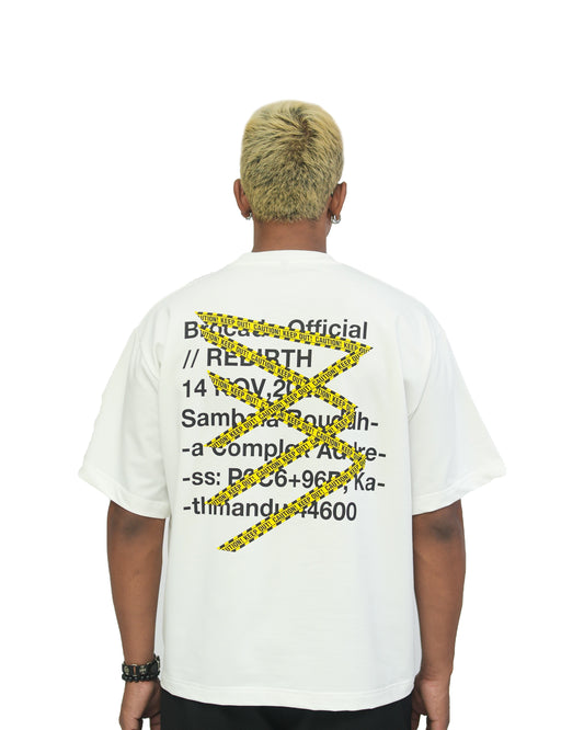 CAUTION TEE