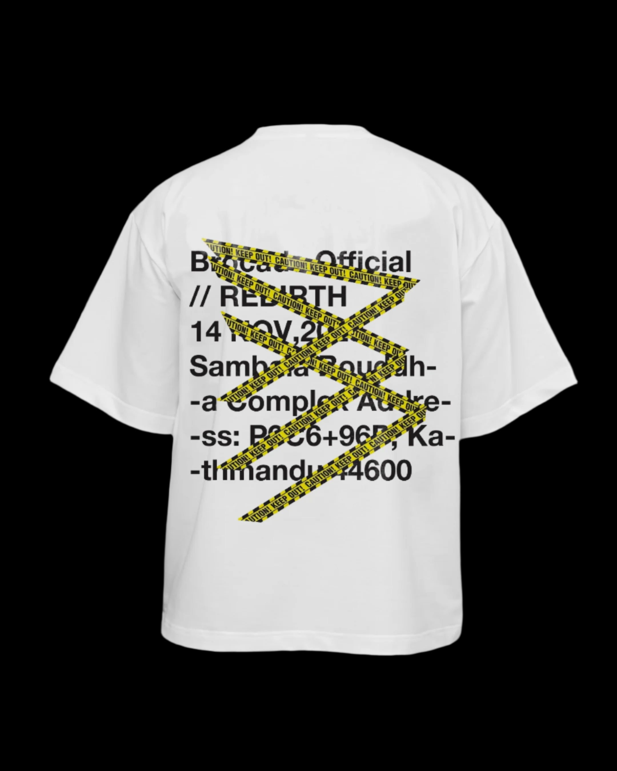 CAUTION TEE