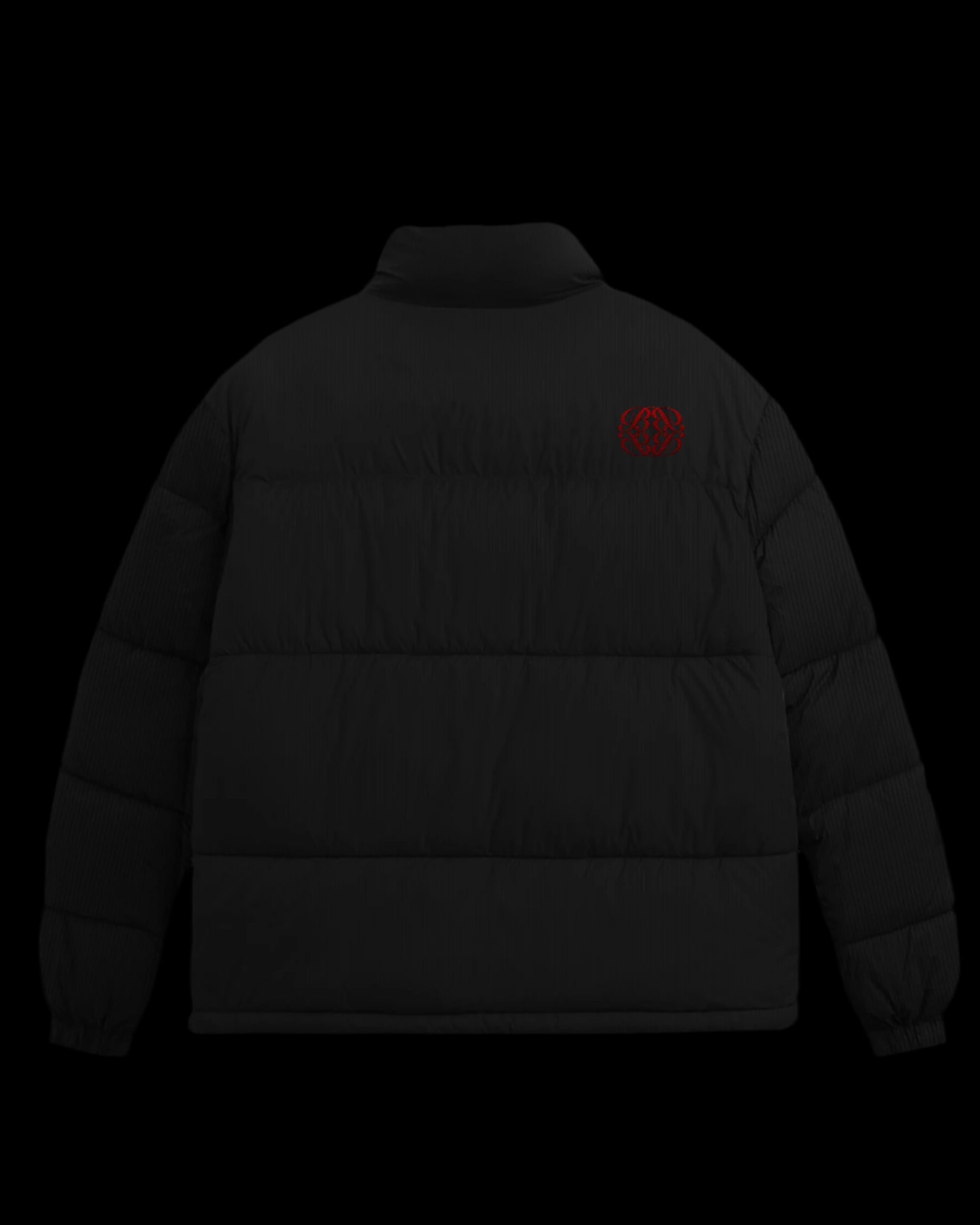 CORDUROY BLACK PUFFER