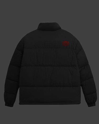 CORDUROY BLACK PUFFER