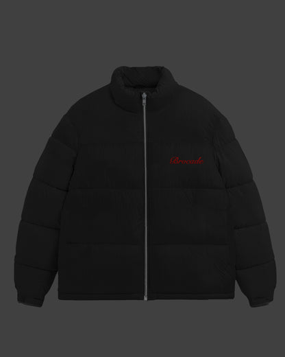 CORDUROY BLACK PUFFER