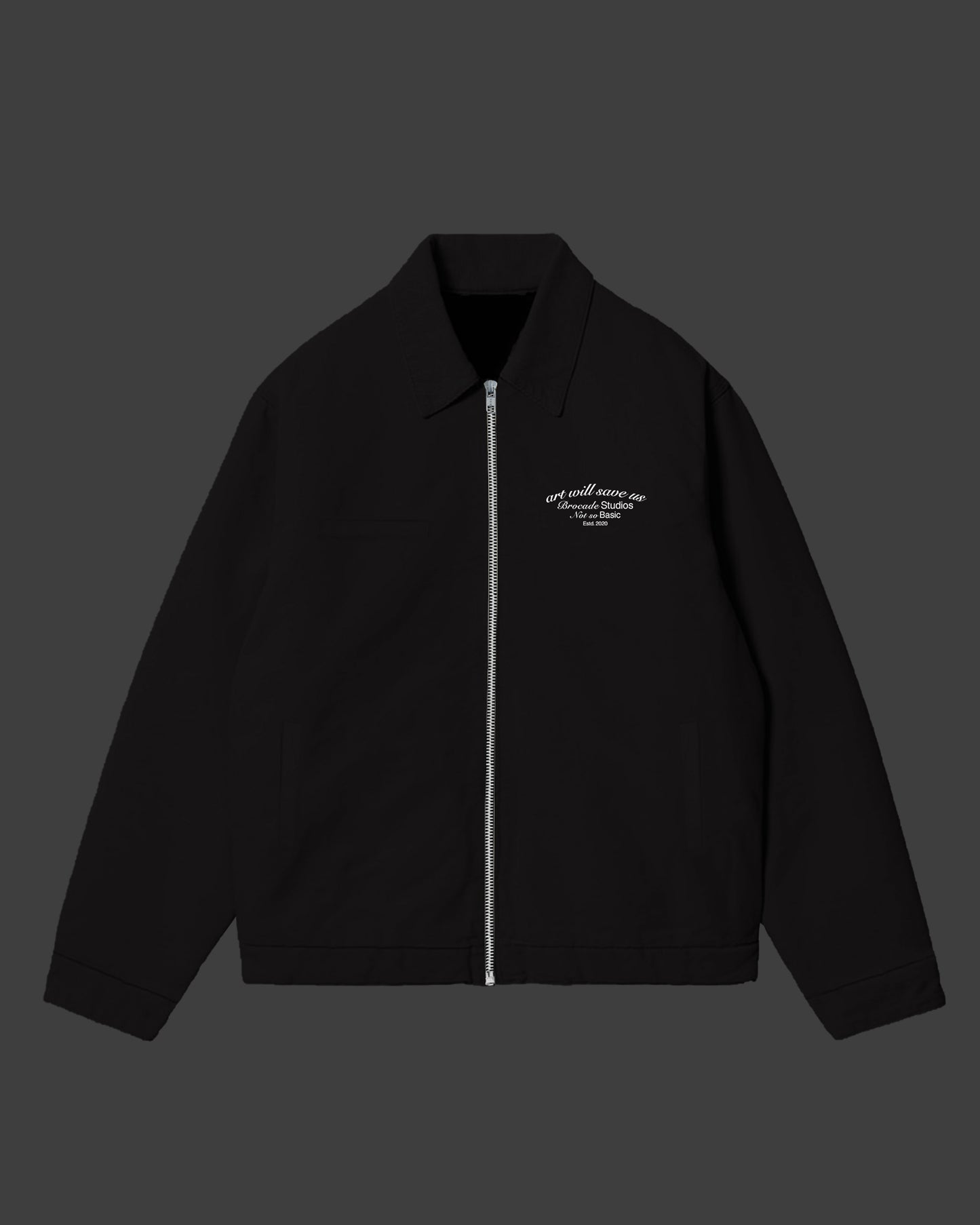 BLACK CORE TWILL JACKET