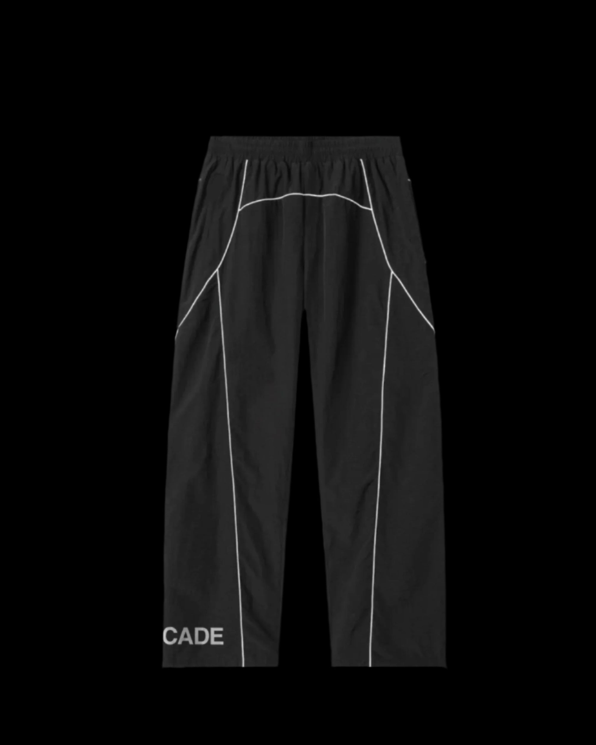 TRICOLOR PIPED ELEGANCE TROUSER BLACK