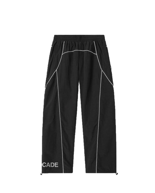 TRICOLOR PIPED ELEGANCE TROUSER BLACK