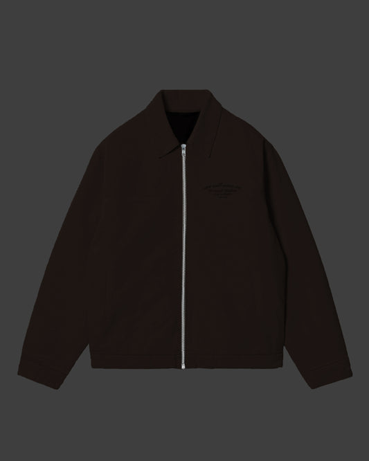 BROWN CORE TWILL JACKET