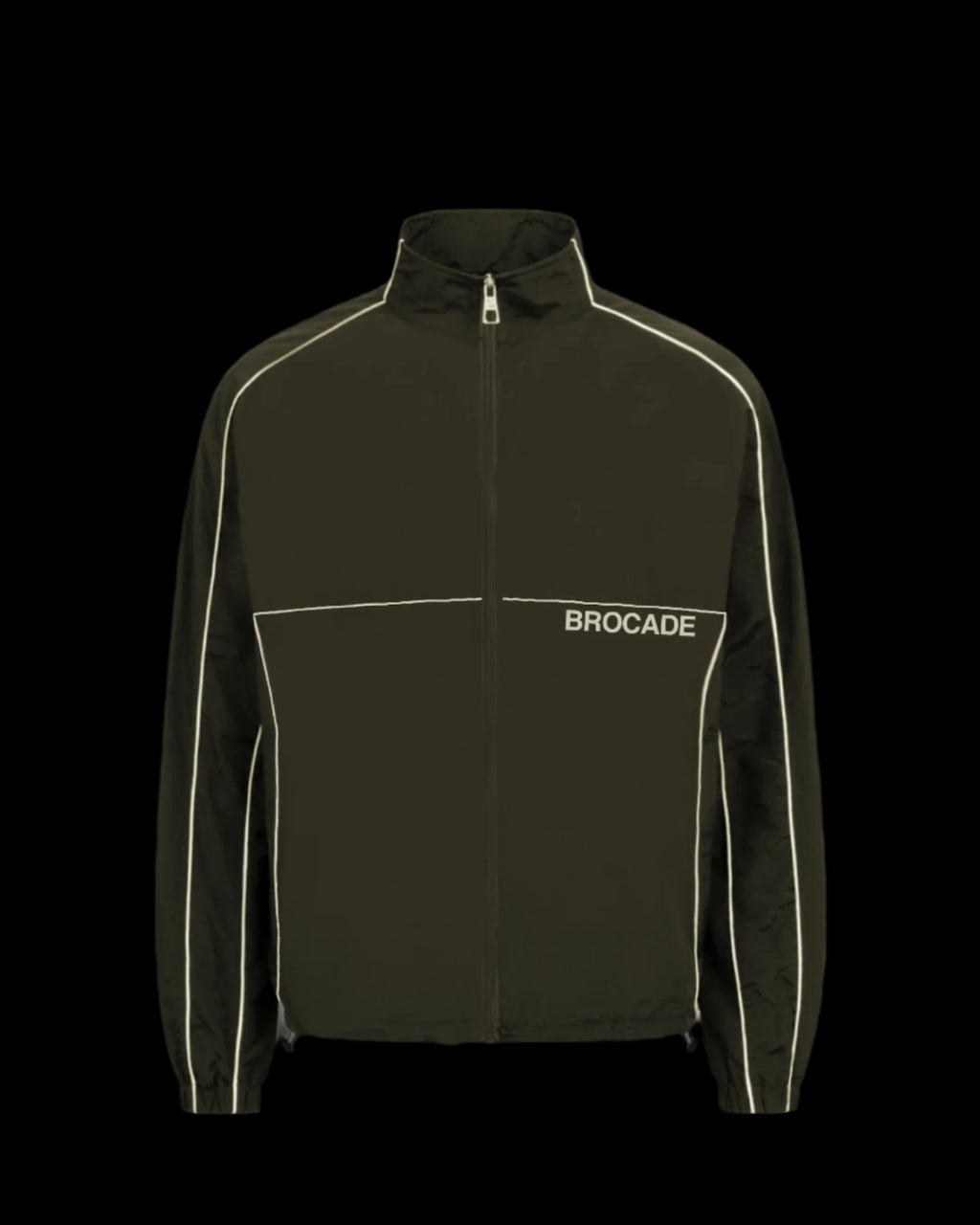 TRICOLOR PIPED ELEGANCE JACKET GREEN