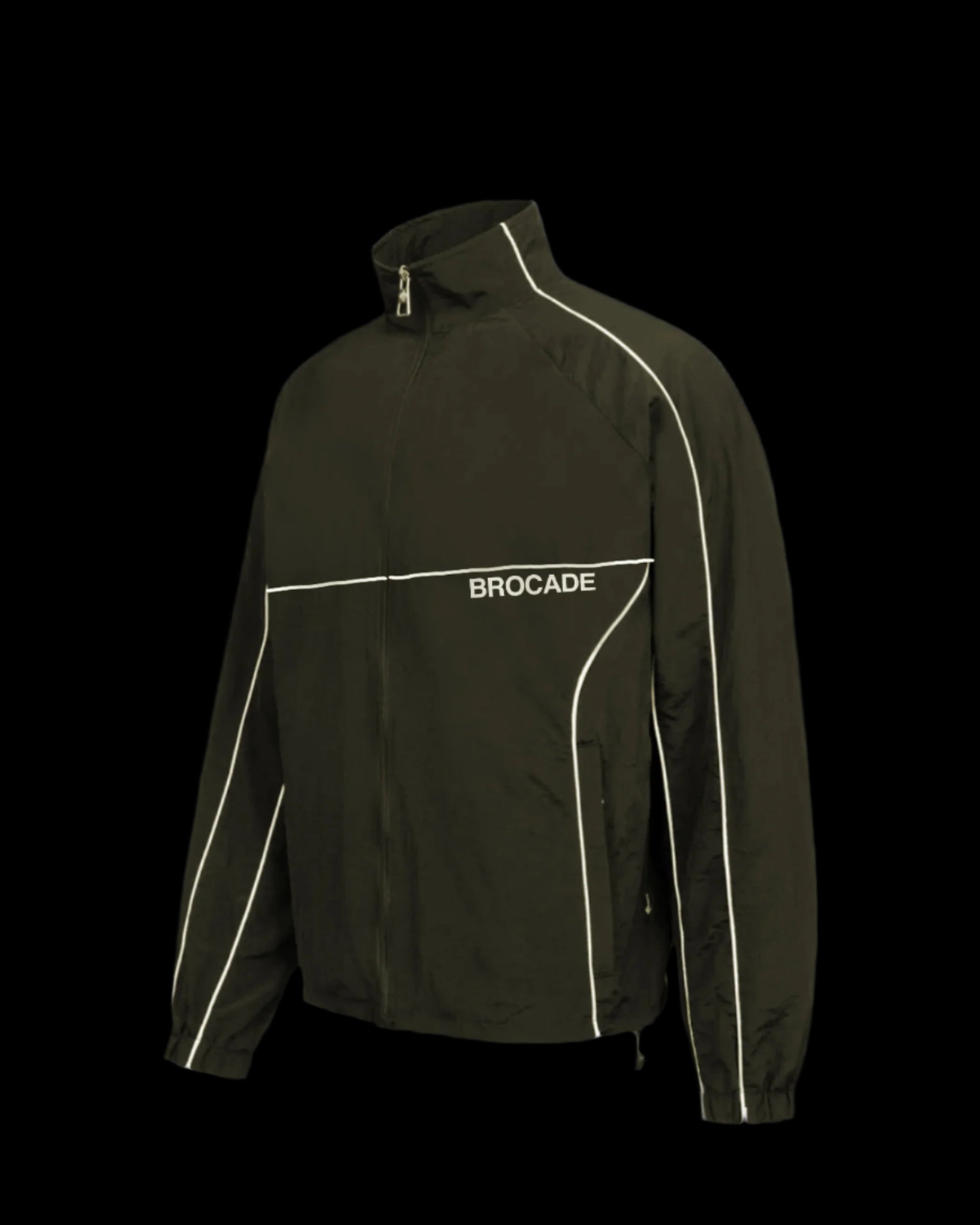 TRICOLOR PIPED ELEGANCE JACKET GREEN