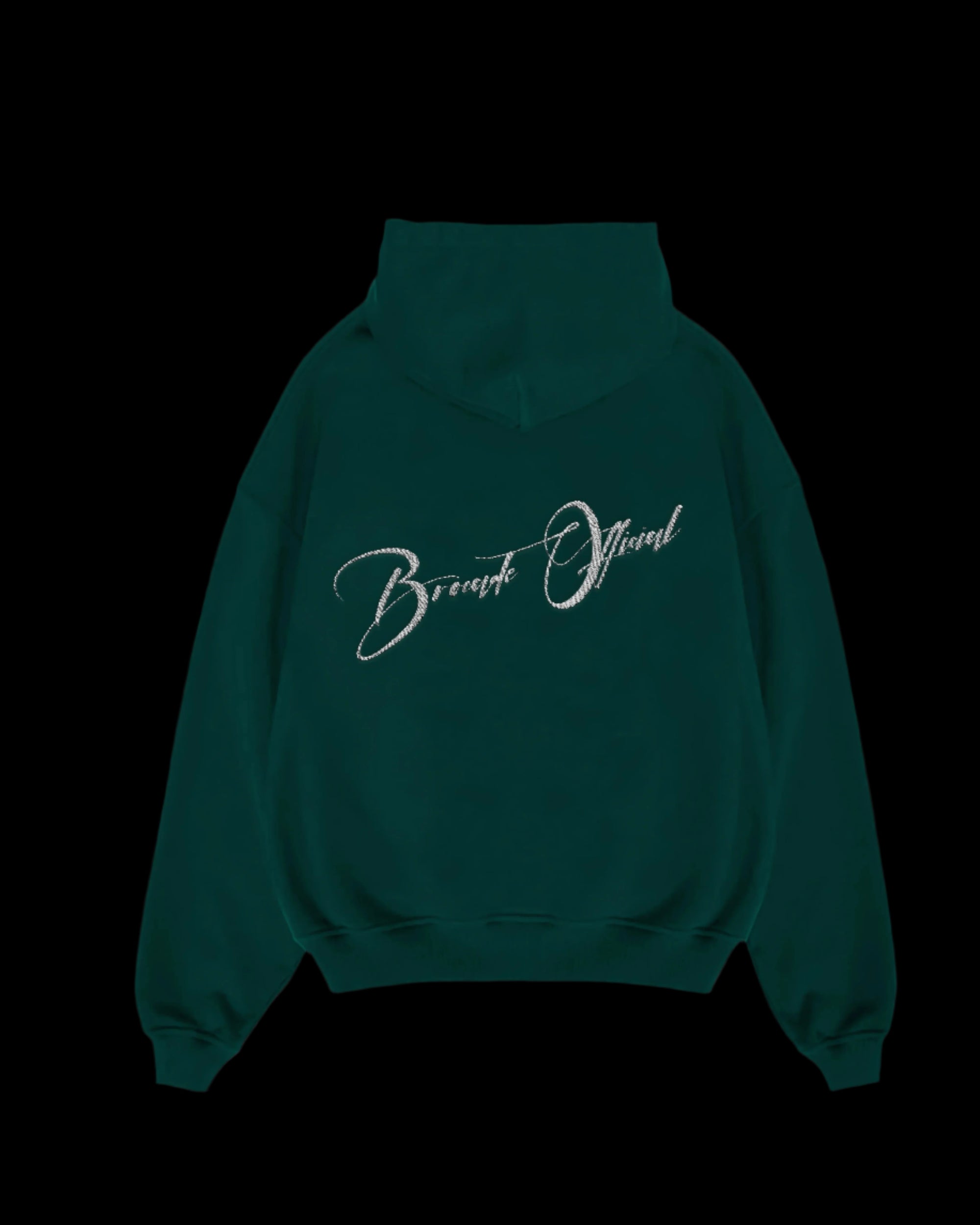 Green Waffle Suede Hoodie