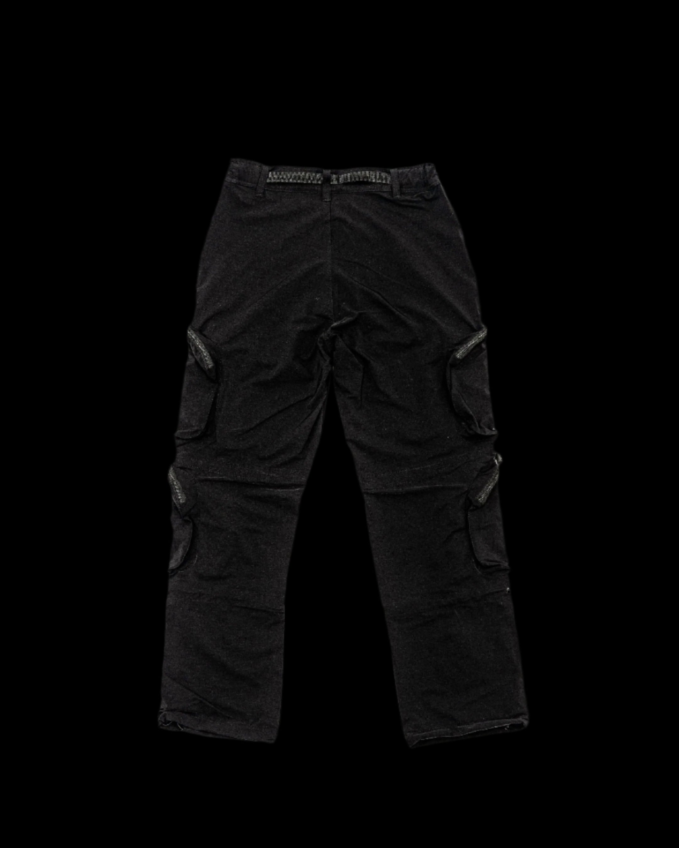 HEXA UTILITY CARGO PANTS (BLACK)