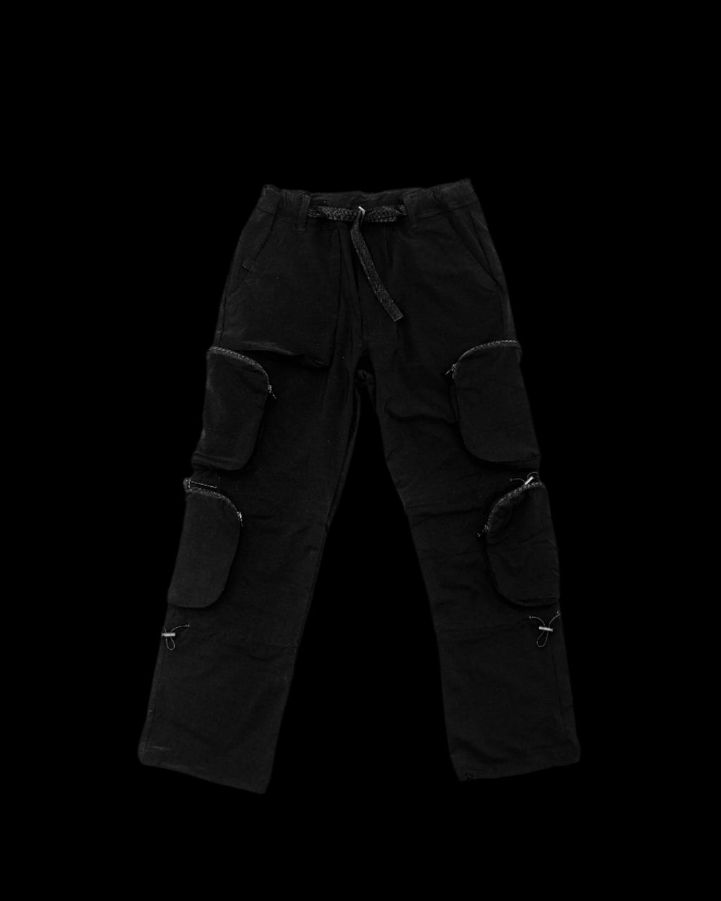 HEXA UTILITY CARGO PANTS (BLACK)